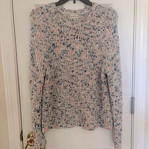 Long sleeve knit sweater